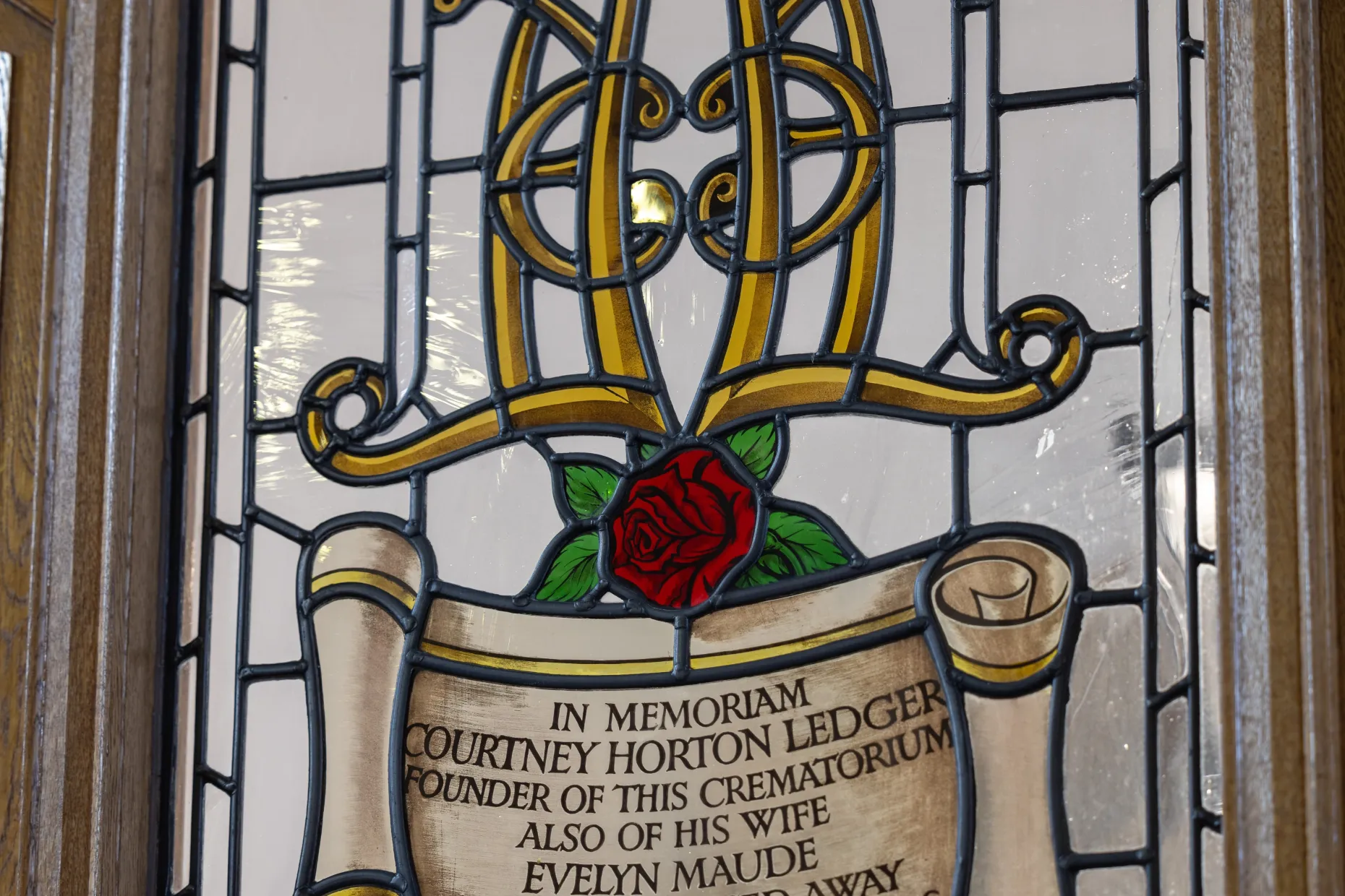 Stained glass window