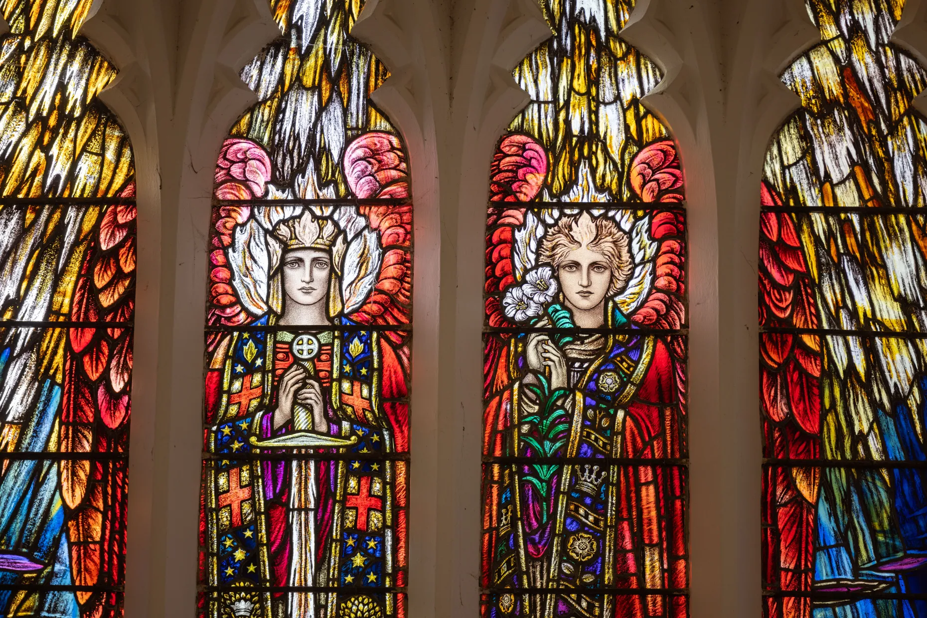 East London Crematorium & Cemetery Stained Glass Window