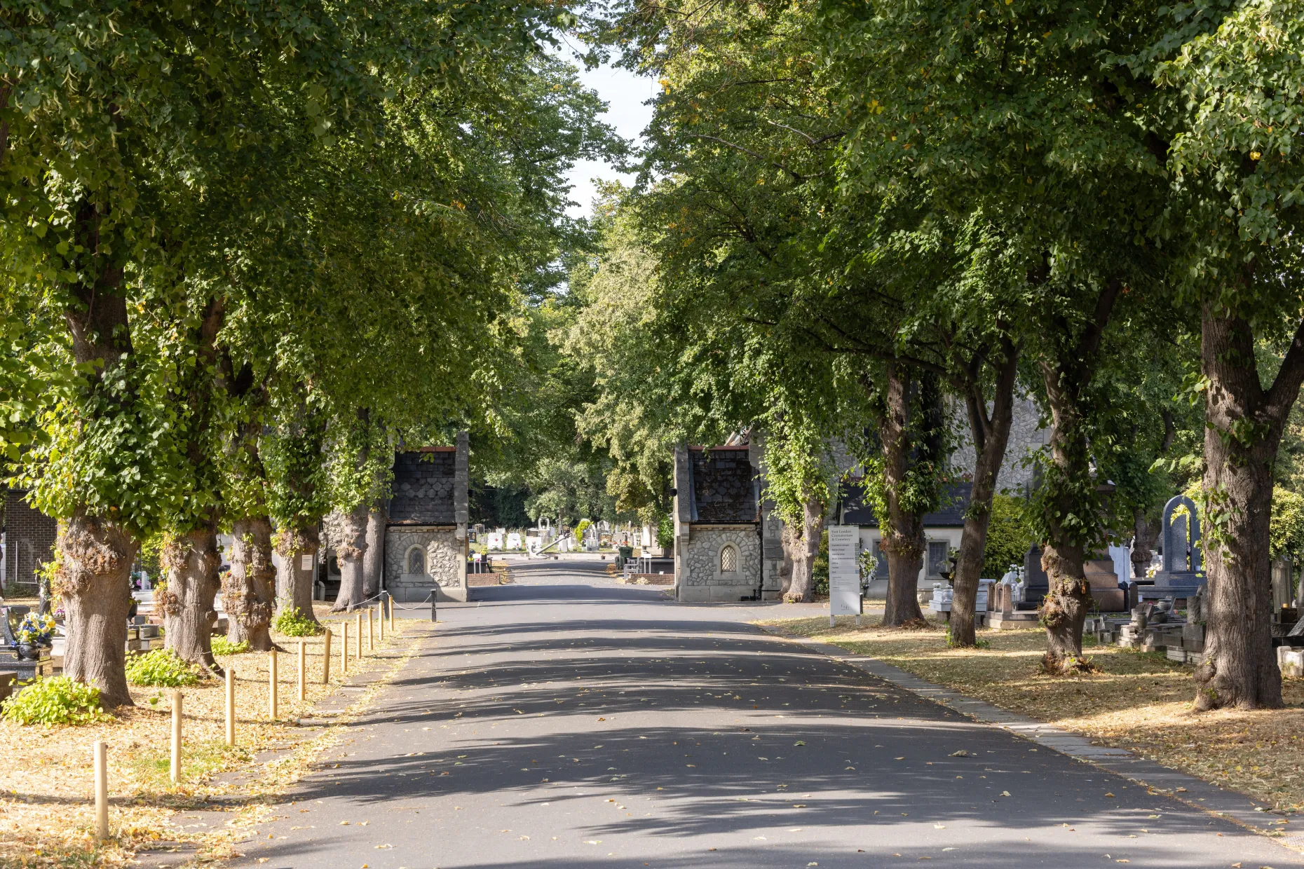 Cemetery entrance