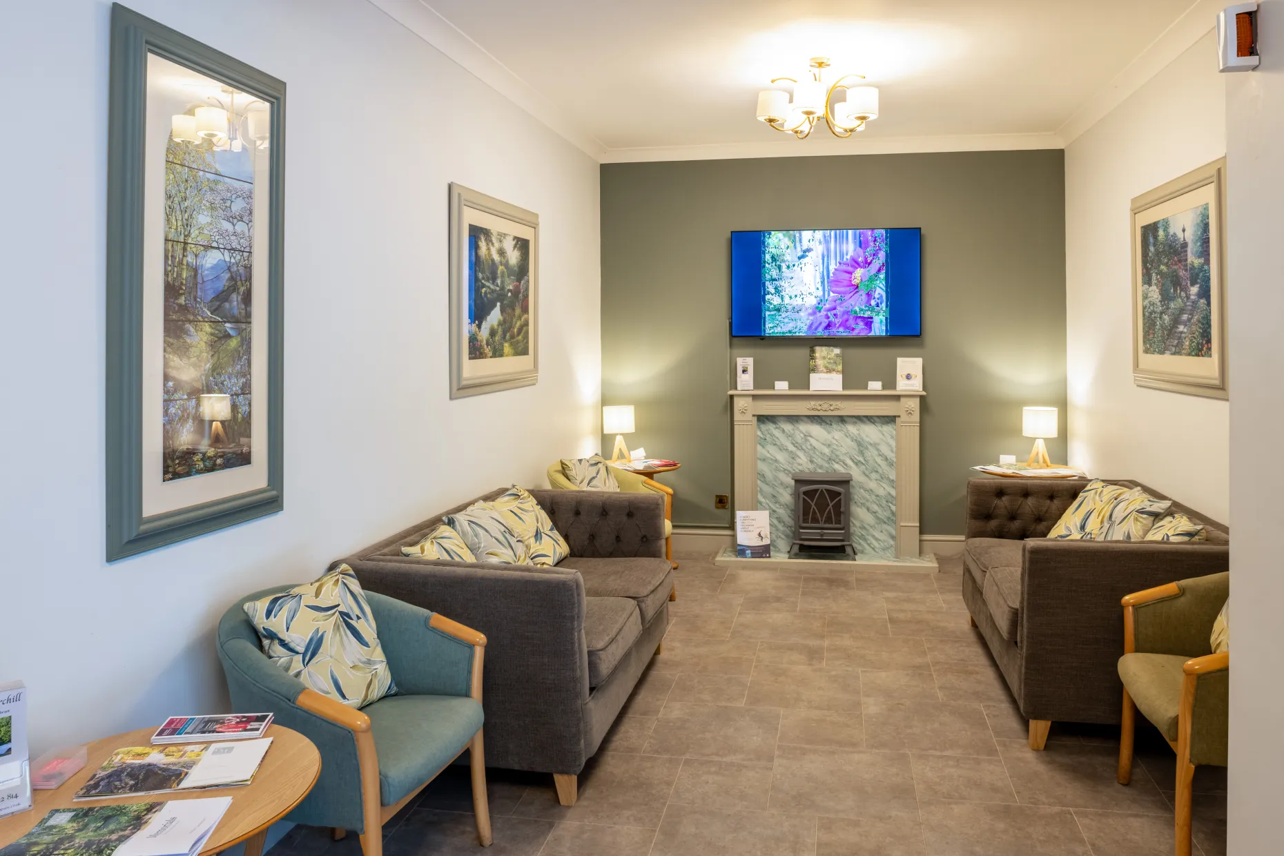 Earlham Crematorium Waiting Room