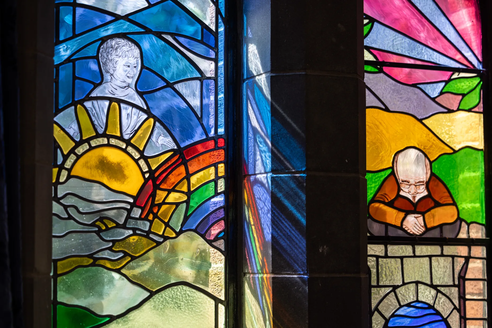Stained glass window