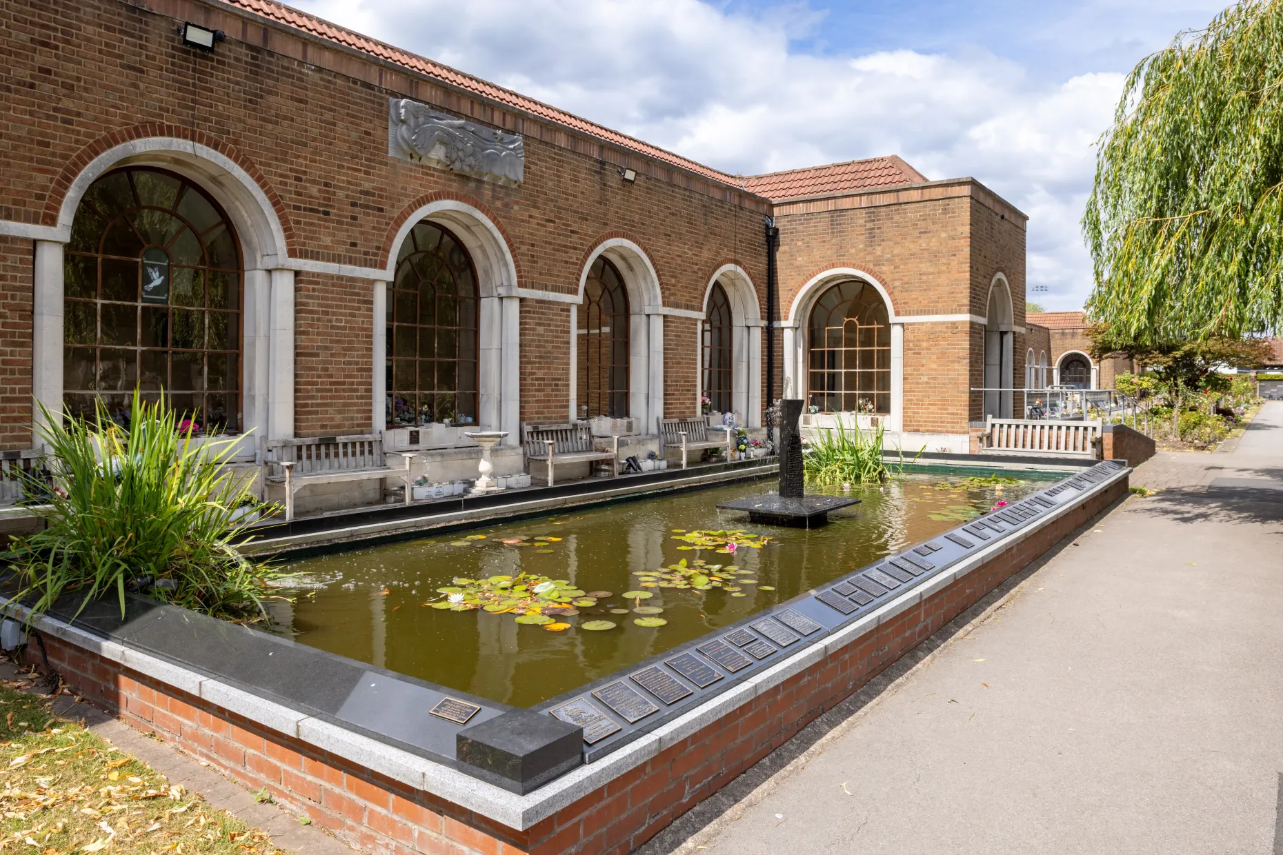 Pond and water feature