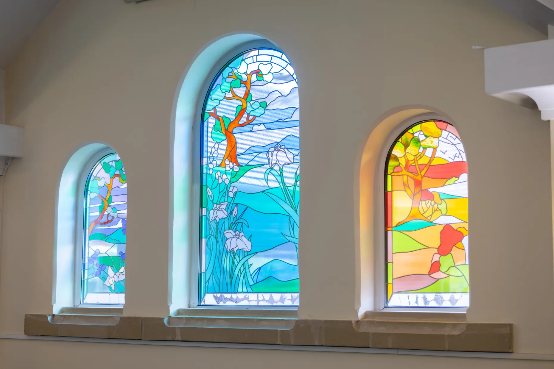 Stained glass window