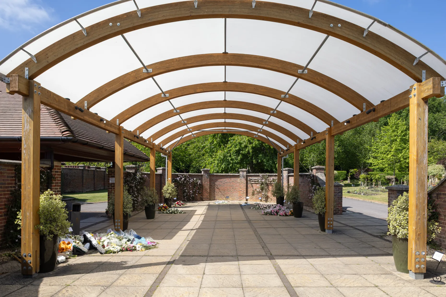 Outside canopy