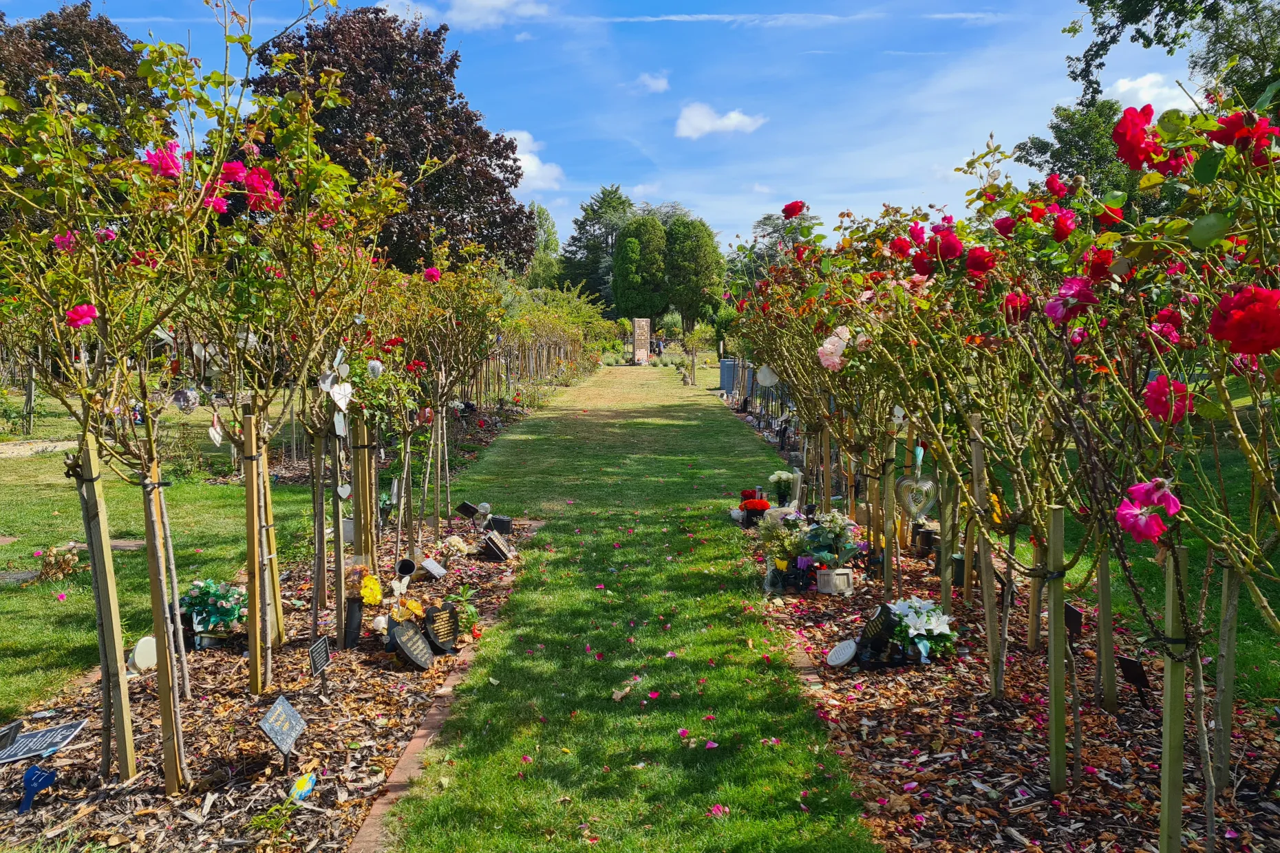 Memorial rose gardens