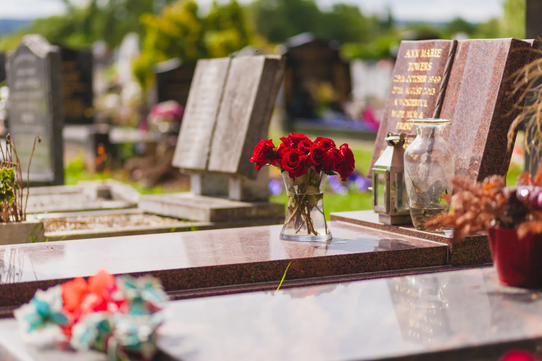 Grave plots in premium location