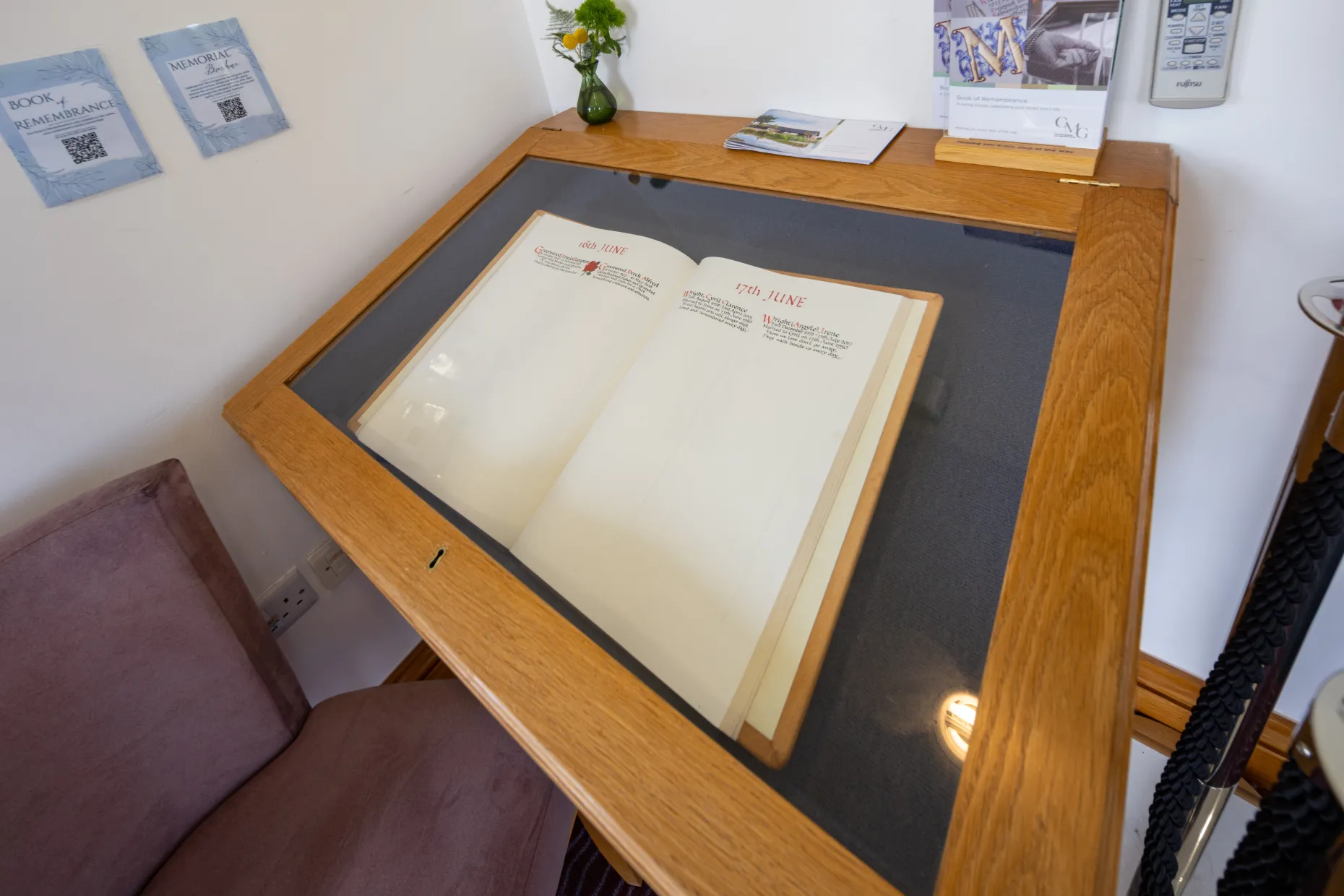Lichfield & District Crematorium Book of Remembrance
