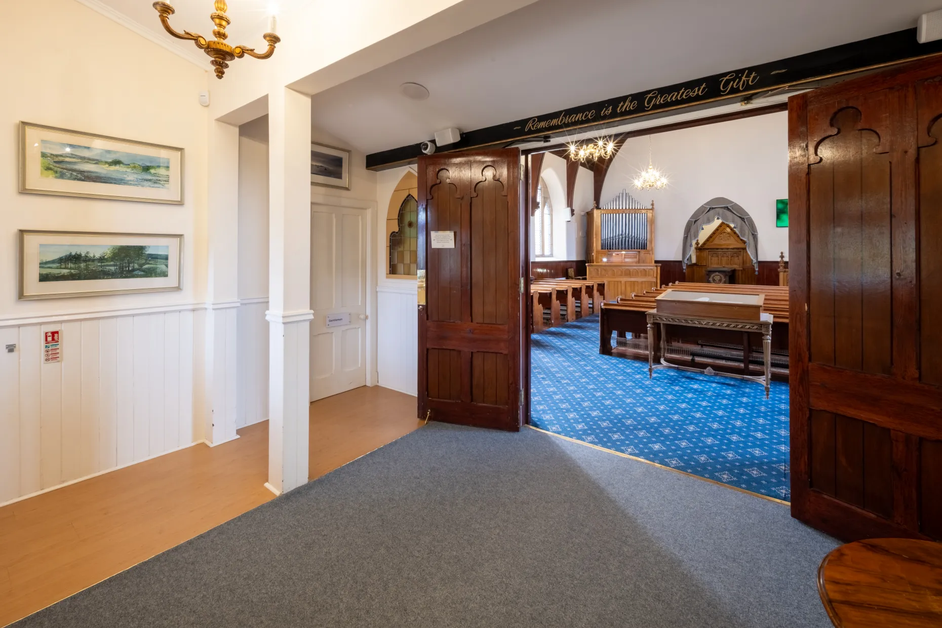 Moray Crematorium Chapel Entry