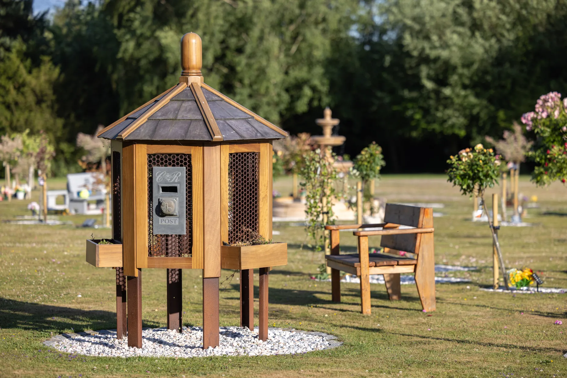 Haltemprice Crematorium Letter to Heaven Post box