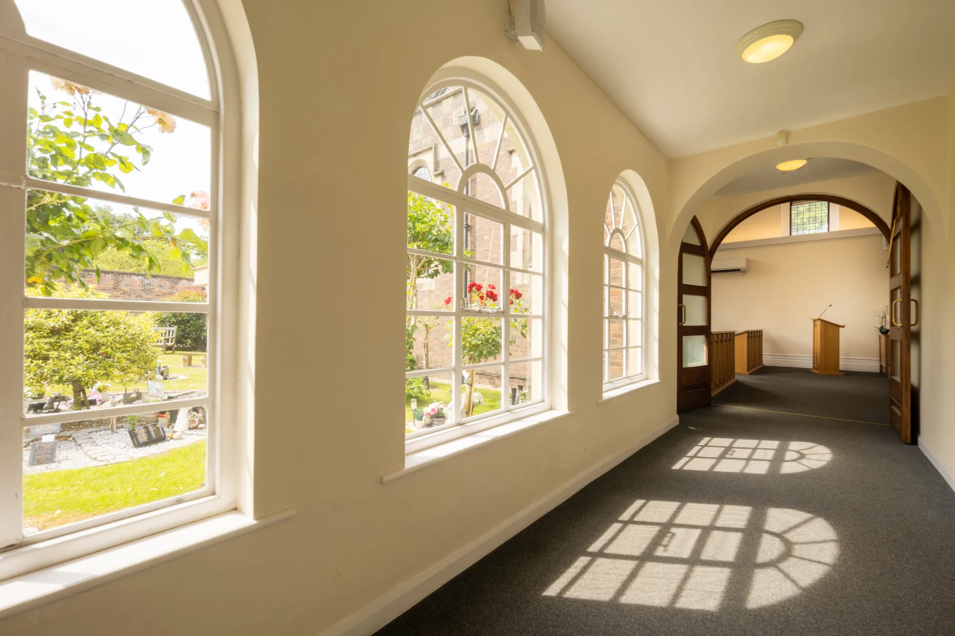 Hawkinge Crematorium Chapel View