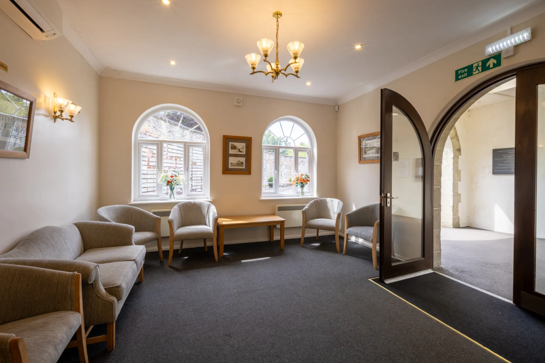 Hawkinge Crematorium Waiting Room