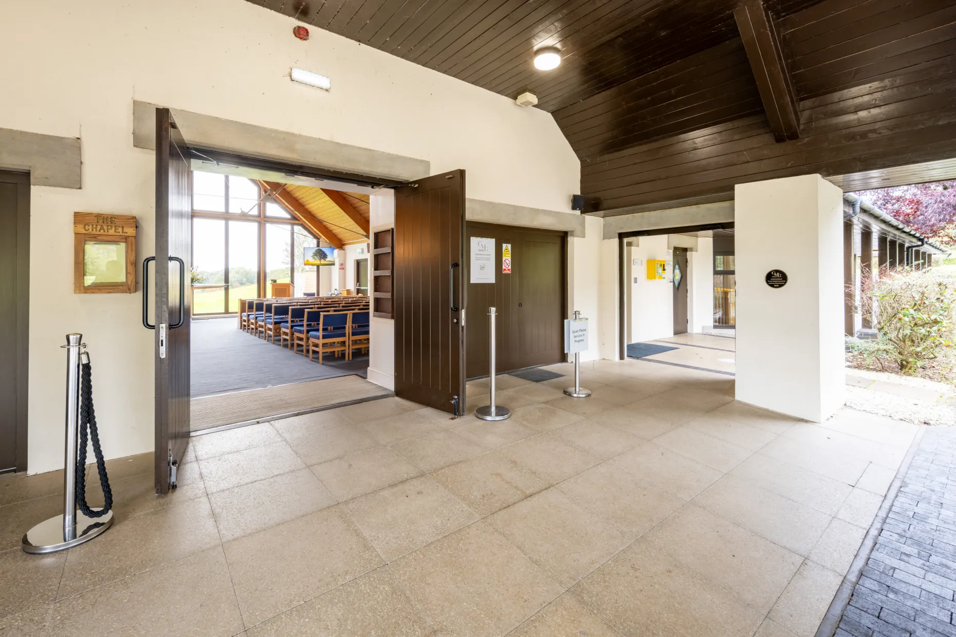 Holmsford Bridge Crematorium Chapel Entrance