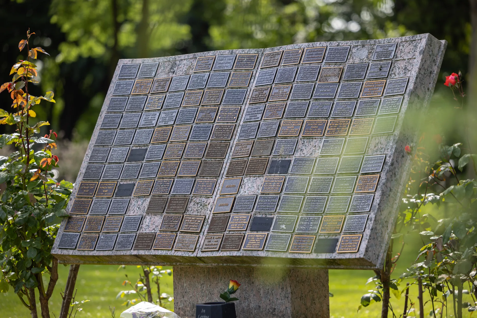 Hawkinge Crematorium Memorials