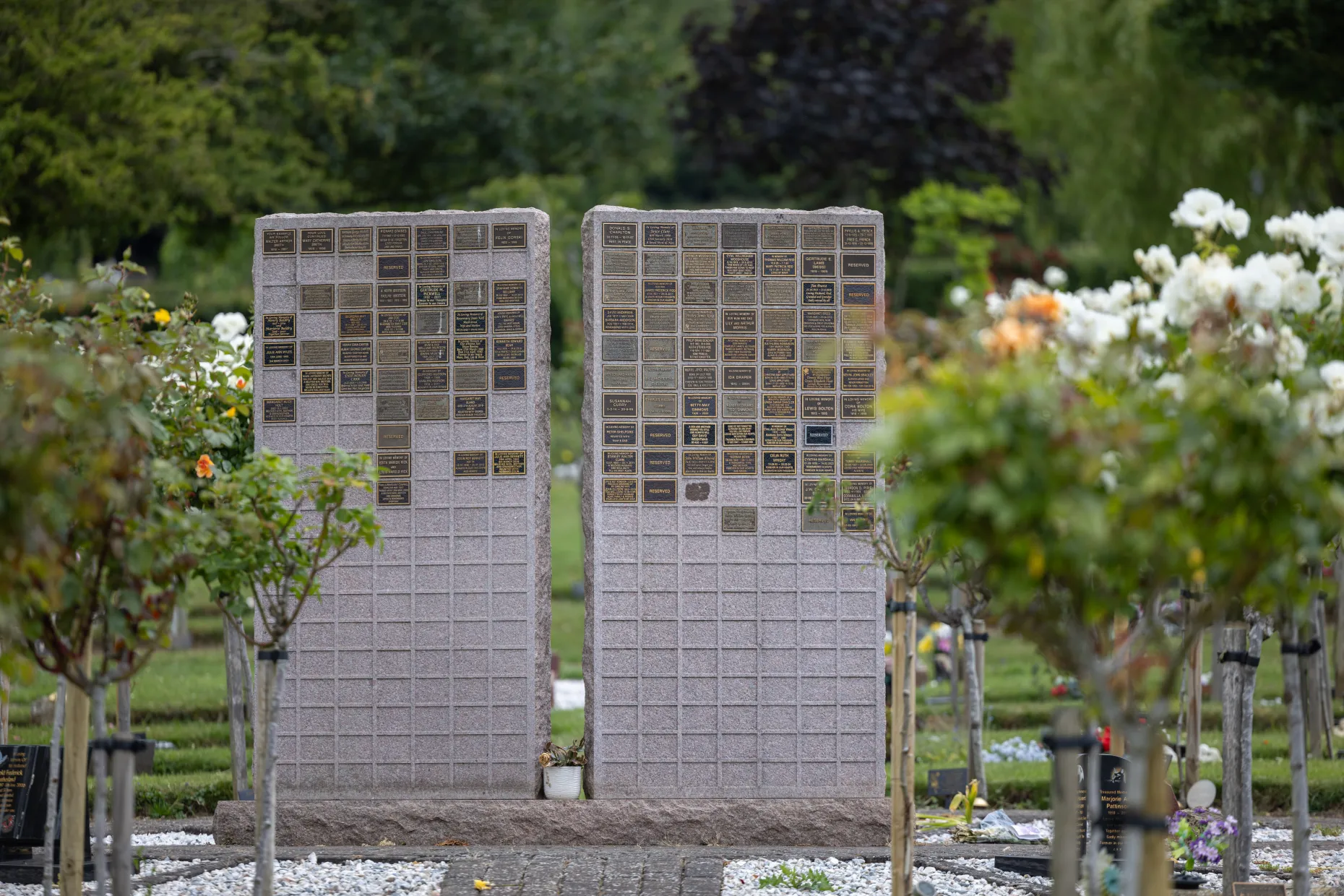 Grantham Crematorium Memorials
