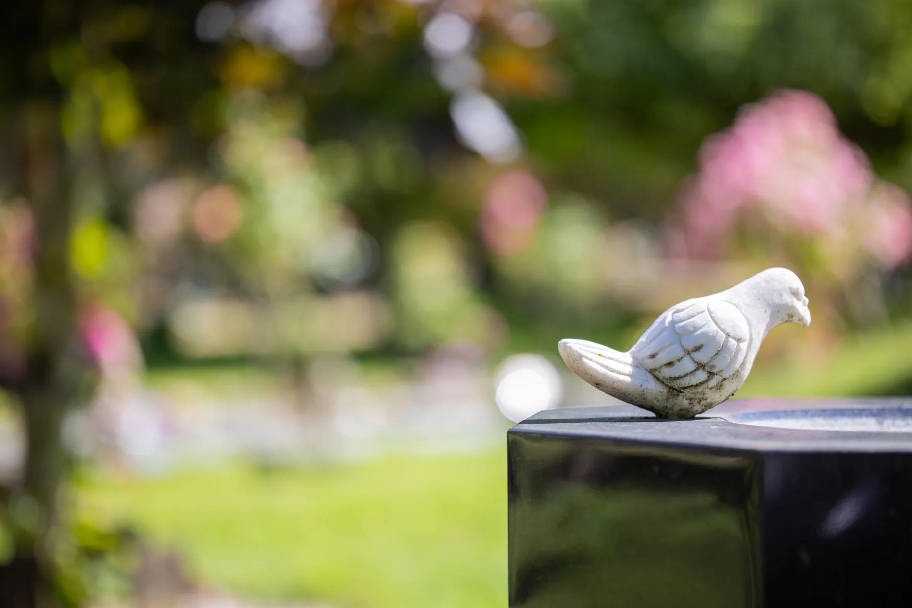 Birdbath memorial