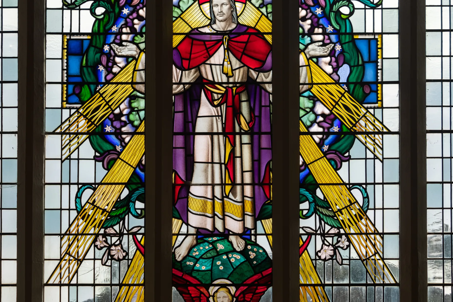 Stained glass window