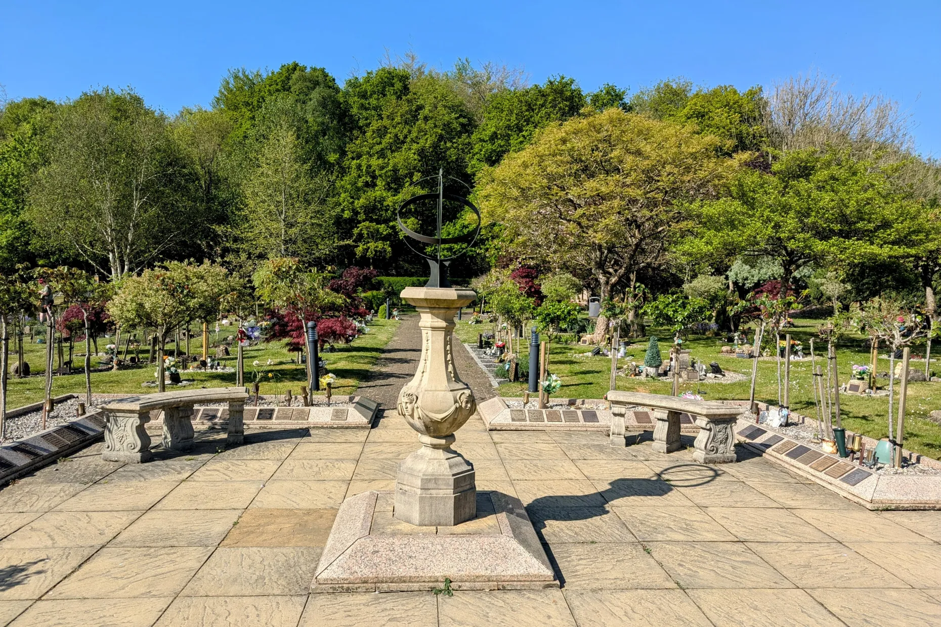 View of the courtyard